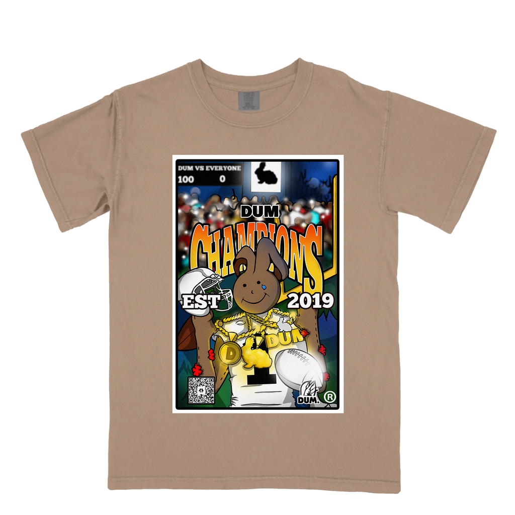 DUM CHAMPIONS GRAPHIC TEE