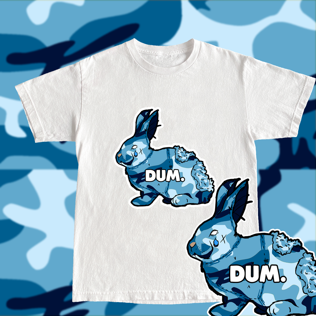 BLUE OG DUM CAMO TSHIRT