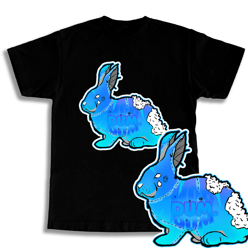 BLUE GRADIENT DUM TEE