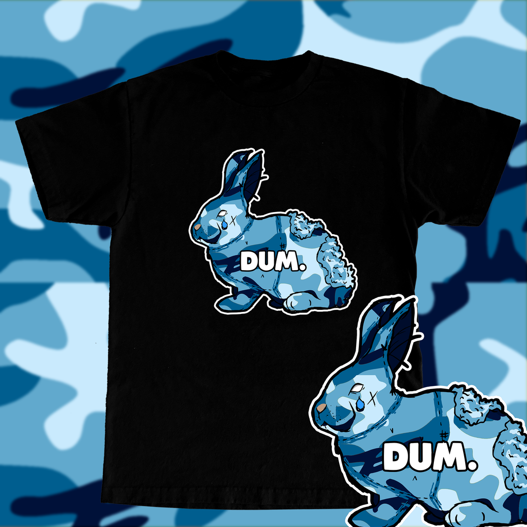 BLUE OG DUM CAMO TSHIRT