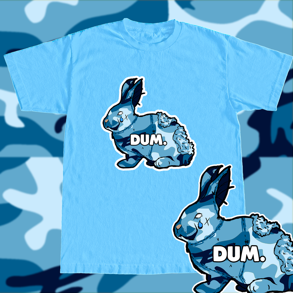 BLUE OG DUM CAMO TSHIRT