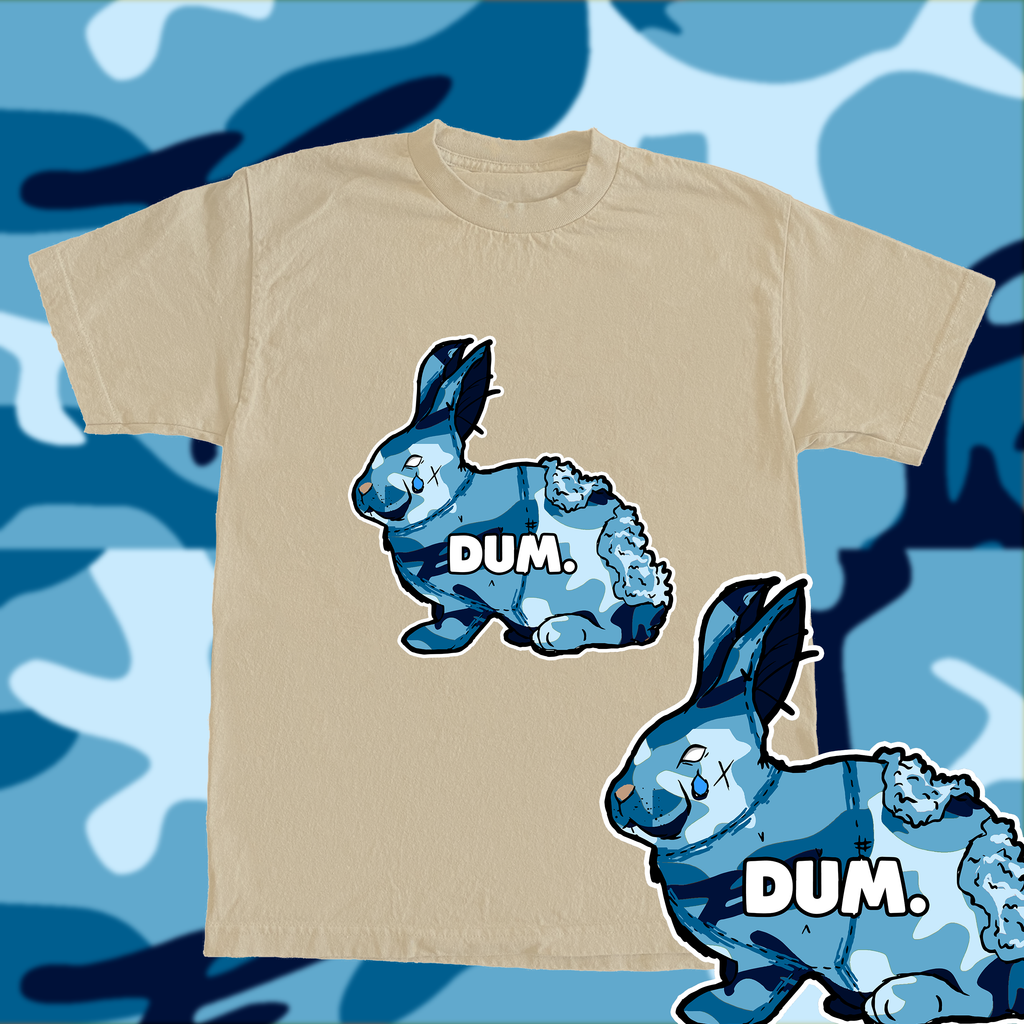 BLUE OG DUM CAMO TSHIRT