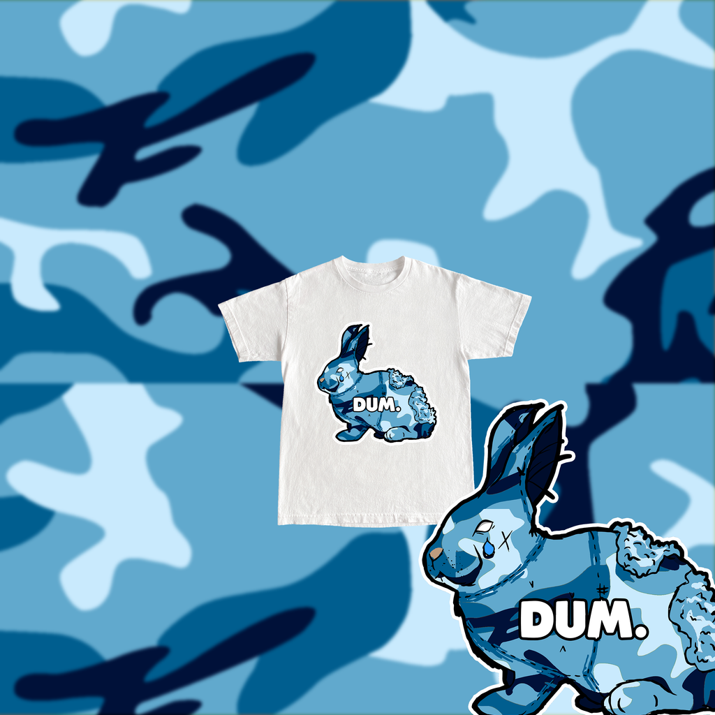 BLUE OG DUM CAMO KIDS TSHIRT