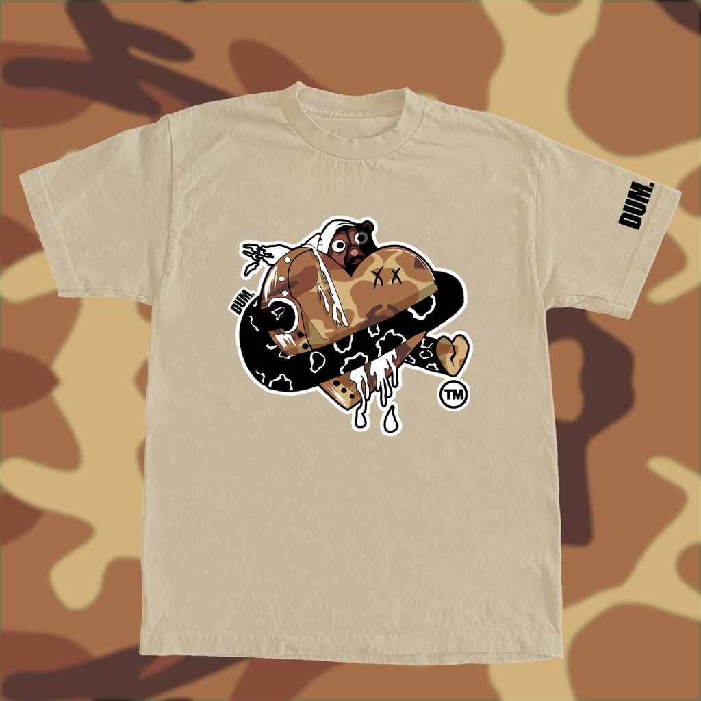 BROWN DUMLOVE CAMO TSHIRT