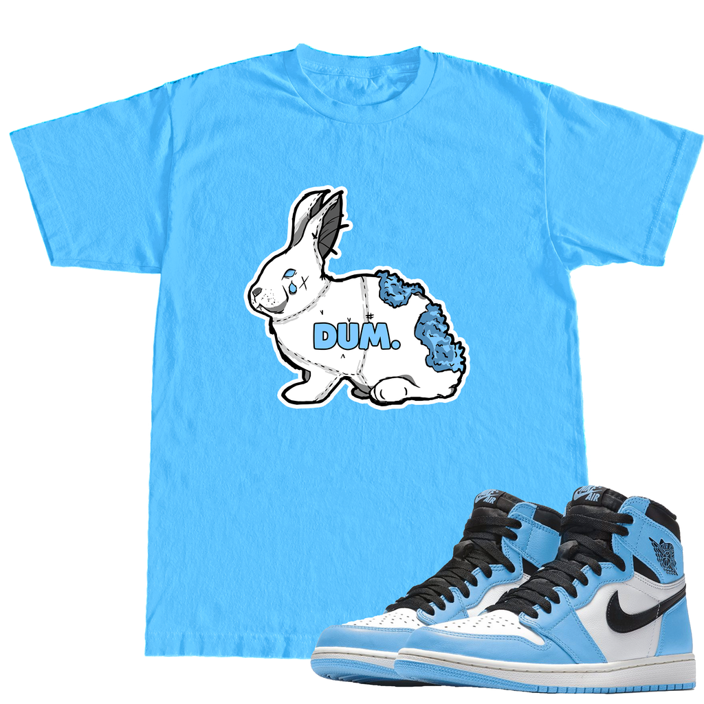 DUMX RETRO 1S UNIVERSITY BLUE TSHIRT