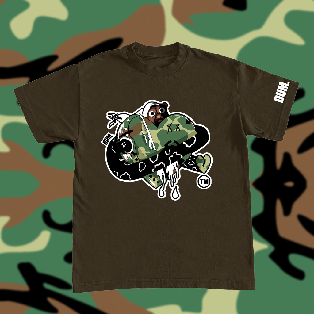 GREEN DUMLOVE CAMO TSHIRT