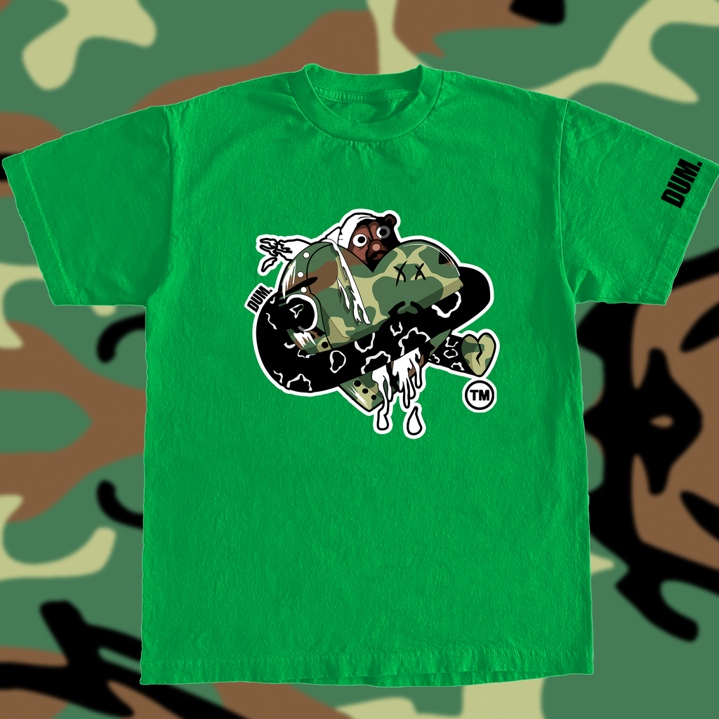 GREEN DUMLOVE CAMO TSHIRT