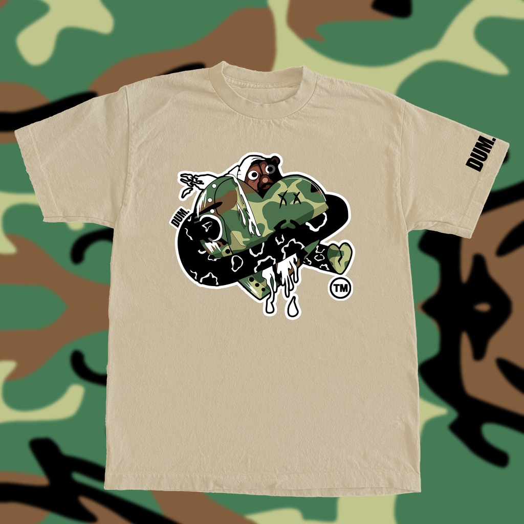 GREEN DUMLOVE CAMO TSHIRT