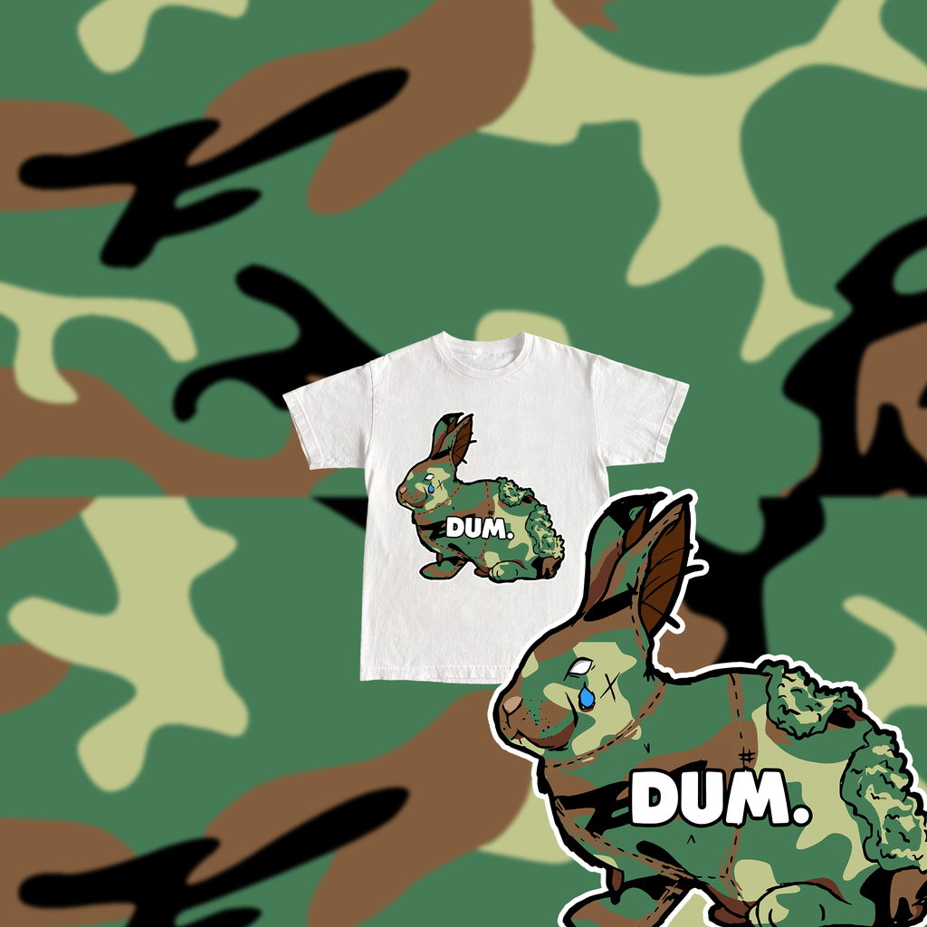 GREEN OG DUM CAMO KIDS TSHIRT