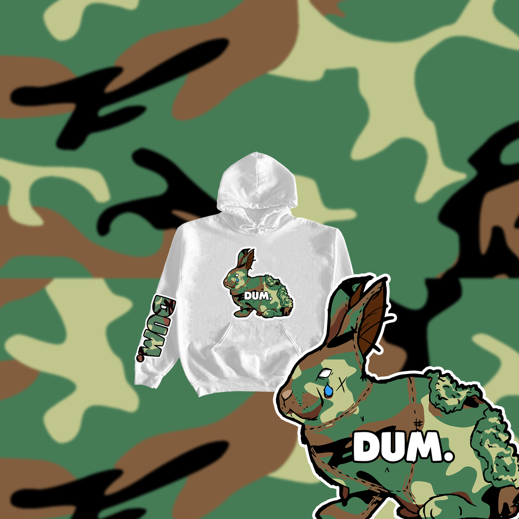 GREEN OG DUM CAMO KIDS HOODIE