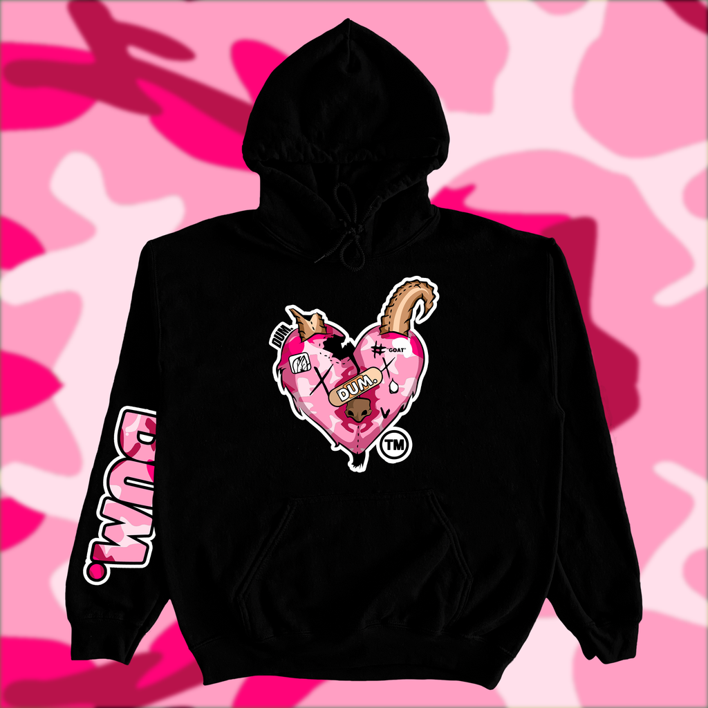 PINK GOAT CAMO HOODIE