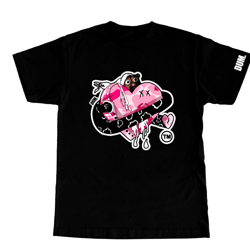 PINK DUMLOVE CAMO TSHIRT