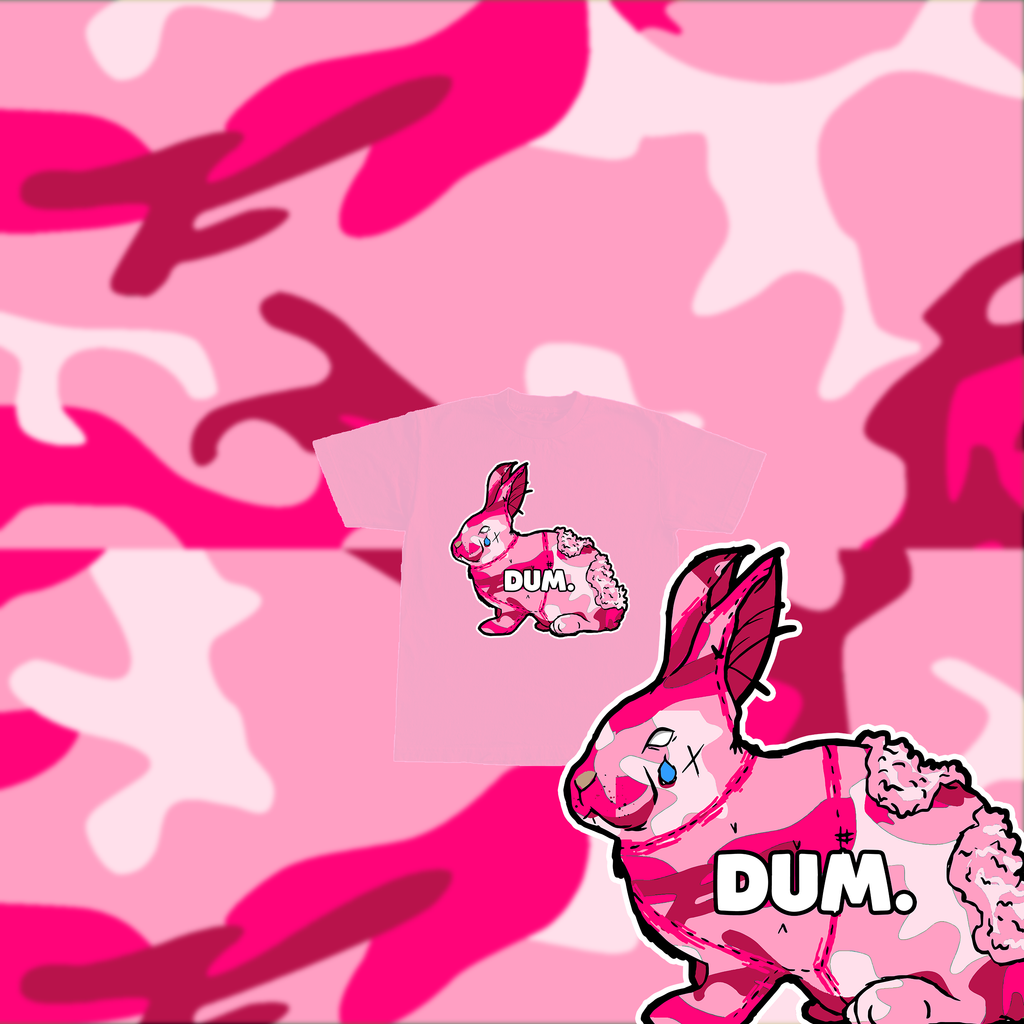 PINK OG DUM CAMO KIDS TSHIRT