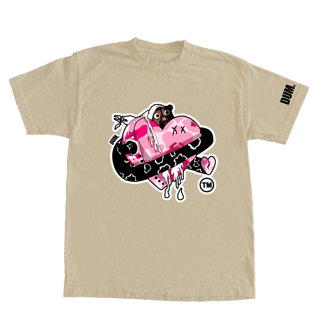 PINK DUMLOVE CAMO TSHIRT