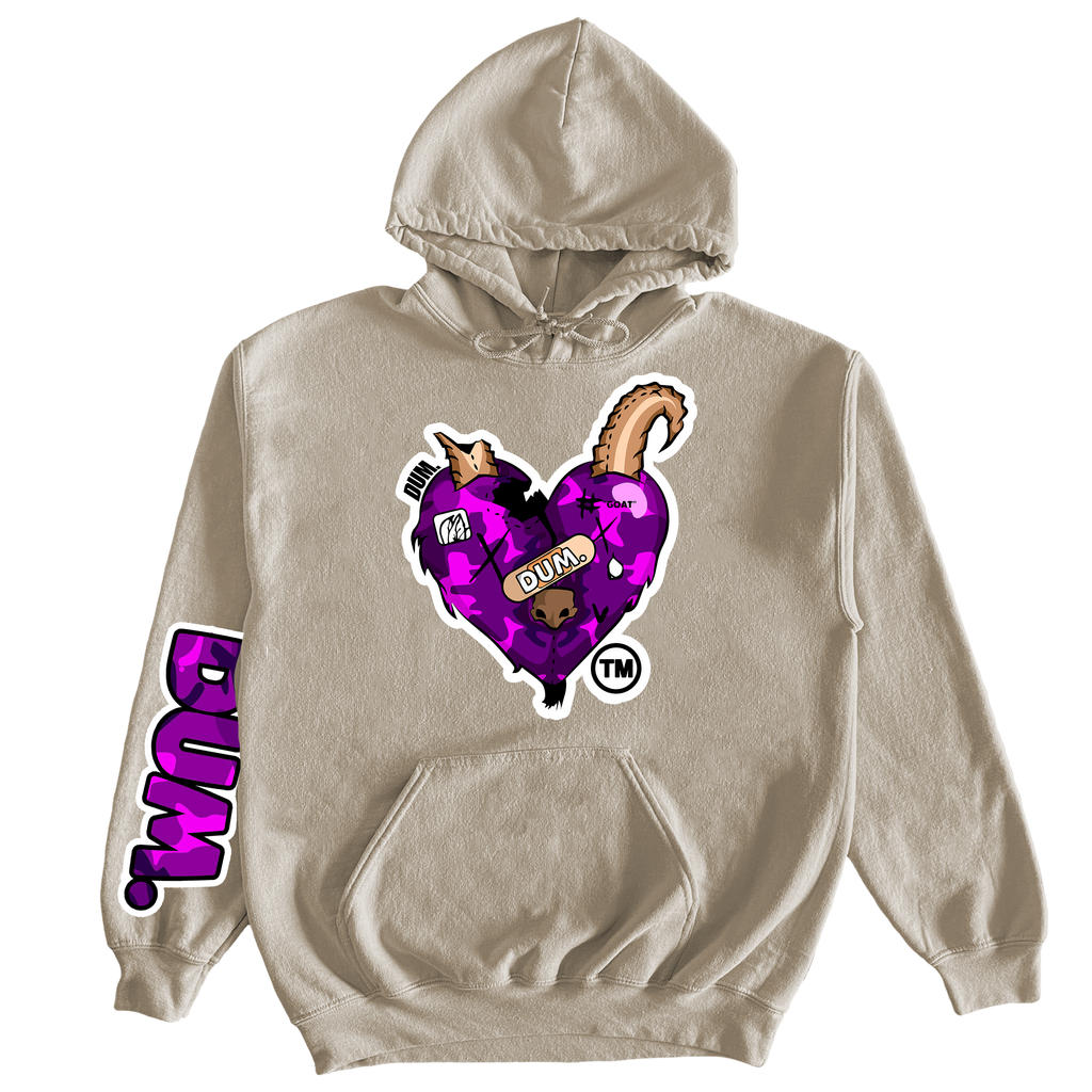 PURPLE CAMO GOAT LOVE HOODIE