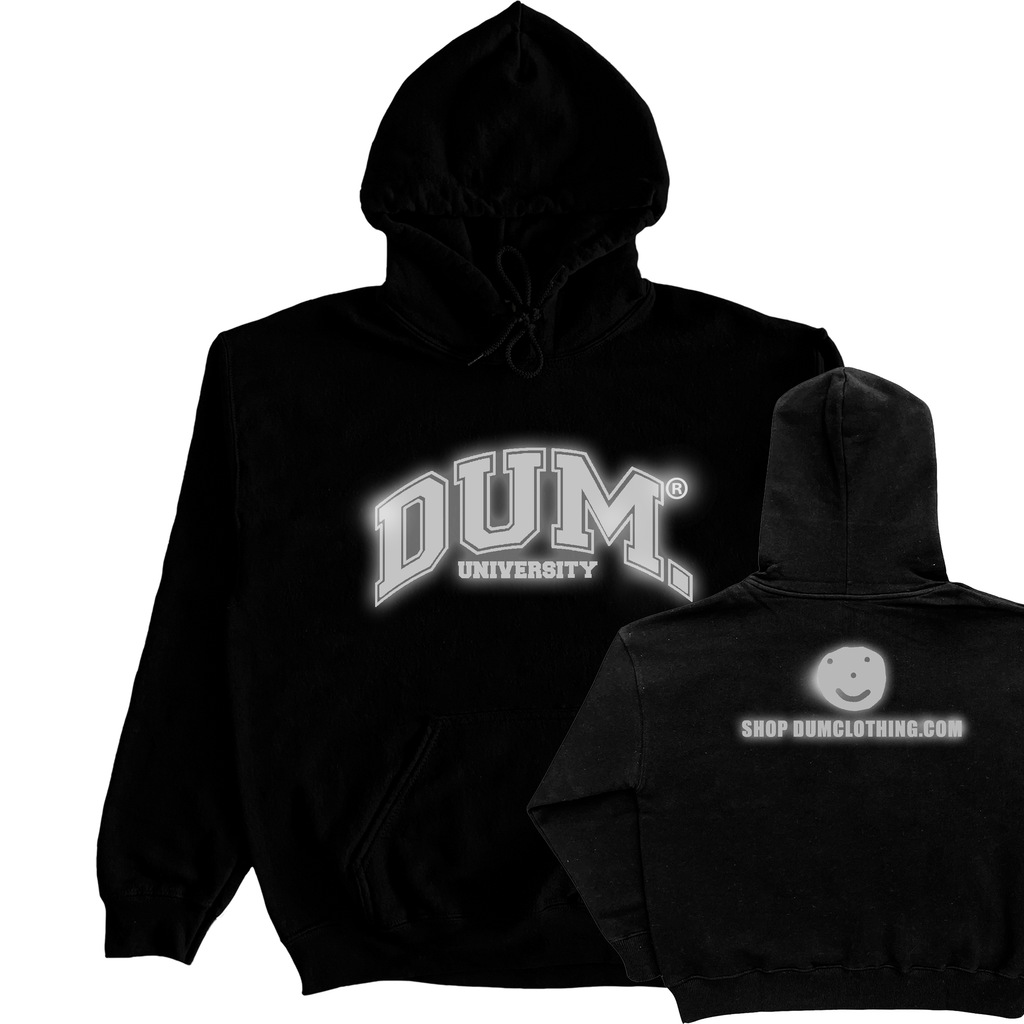 REFLECTIVE DUM UNIVERSITY HOODIE